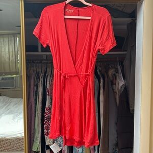 Skatie Red Midi Dress